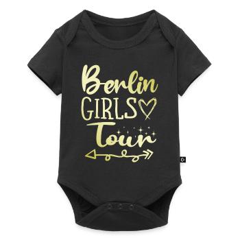 Berlin Girls Tour - Baby Premium short-sleeve bodysuit - black - Front