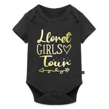 Lloret De Mar Girls Tour - Body à manches courtes Premium Bébé - noir - Devant