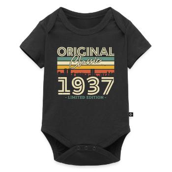 Cadeau Millésime 1937 Original 86/87 - Body à manches courtes Premium Bébé - noir - Devant
