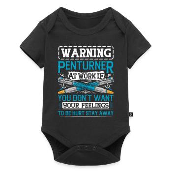 Pen Turning Kit - Baby Premium short-sleeve bodysuit - black - Front