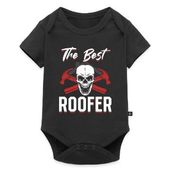 The Best Roofer - Roofing Contractor Roofer - Baby Premium short-sleeve bodysuit - black - Front