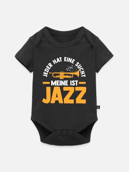 Jazz Tänzer - Baby Premium Kurzarmbody - Schwarz