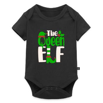 The Queen Elf Matching Family Group Christmas - Baby Premium short-sleeve bodysuit - black - Front