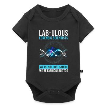 Forensischer Wissenschaftlicher Ermittler - Baby Premium Kurzarmbody - Schwarz - Vorne