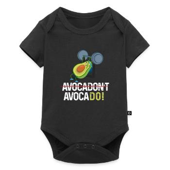 Avocat’t Avocado Training Chemise Fitness Training - Body à manches courtes Premium Bébé - noir - Devant