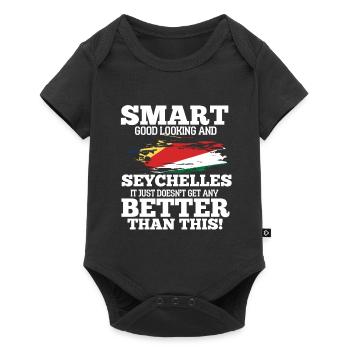 Seychelles - Baby Premium short-sleeve bodysuit - black - Front