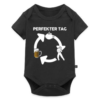 Salsa Tanz Tänzer - Baby Premium Kurzarmbody - Schwarz - Vorne