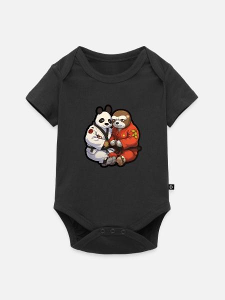 Jiu Jitsu Team - Baby Premium Kurzarmbody - Schwarz
