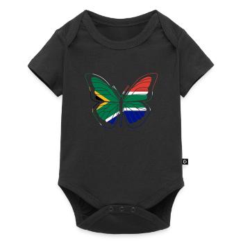 Afrique du Sud - Body à manches courtes Premium Bébé - noir - Devant