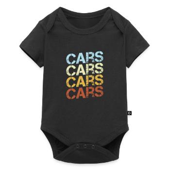 Cars Retro - Baby Premium short-sleeve bodysuit - black - Front
