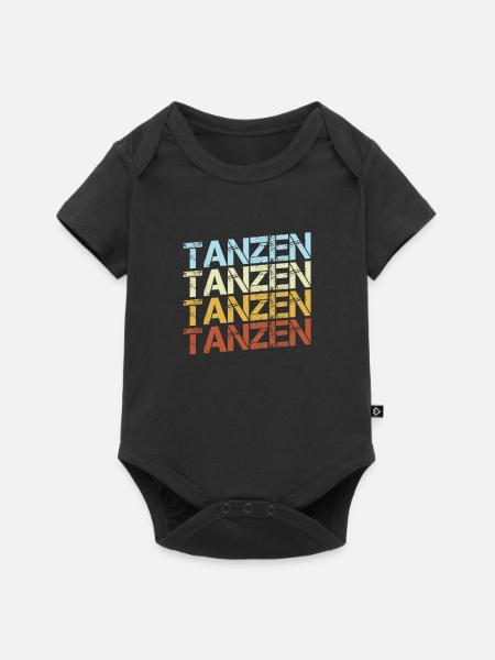 Tanzen Retro - Baby Premium Kurzarmbody - Schwarz