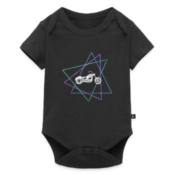 motorcycle - Baby Premium short-sleeve bodysuit - black - Front
