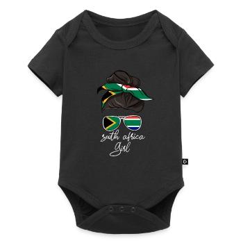 Afrique du Sud - Body à manches courtes Premium Bébé - noir - Devant