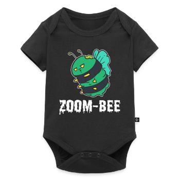 Zoom-bee Bienen Imker - Baby Premium Kurzarmbody - Schwarz - Vorne