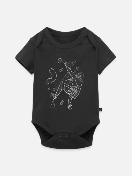 Bouldering Bouldering Climbing Boulderer Bouldering - Baby Premium short-sleeve bodysuit - black
