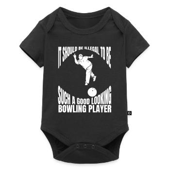 Bowling Bowler Skittles Bowling Club Bowling Club - Baby Premium short-sleeve bodysuit - black - Front