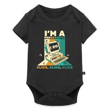 I'm A Programmer Click Software Engineer Coder - Baby Premium short-sleeve bodysuit - black - Front