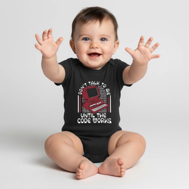 Until The Code Works Software Engineer Coder Baby Premium short-sleeve bodysuit
