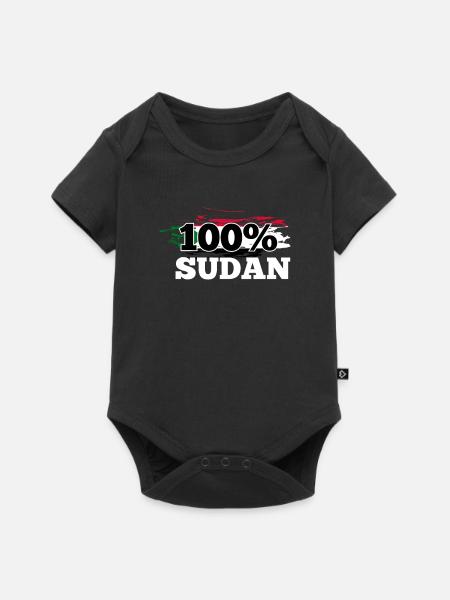 Sudan - Baby Premium Kurzarmbody - Schwarz