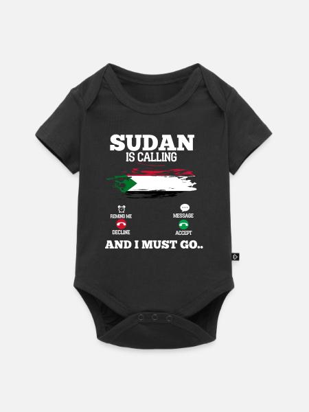 Sudan - Baby Premium Kurzarmbody - Schwarz