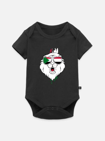 Sudan - Baby Premium Kurzarmbody - Schwarz