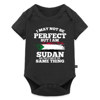 Sudan - Baby Premium short-sleeve bodysuit - black - Front