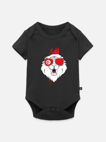 Tunesien - Baby Premium Kurzarmbody - Schwarz