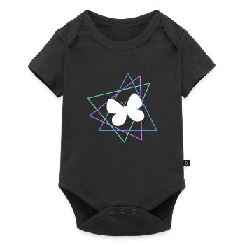 Papillon - Body à manches courtes Premium Bébé - noir - Devant