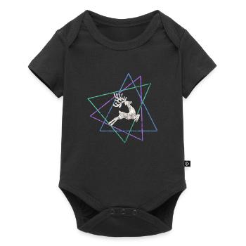 Elk - Baby Premium short-sleeve bodysuit - black - Front