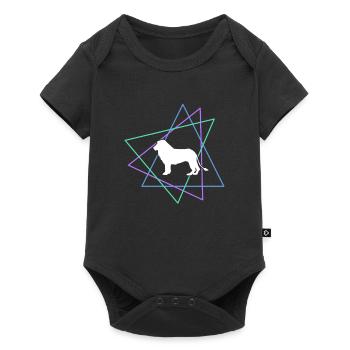Lion - Baby Premium short-sleeve bodysuit - black - Front