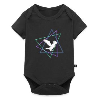 Eagle - Baby Premium short-sleeve bodysuit - black - Front
