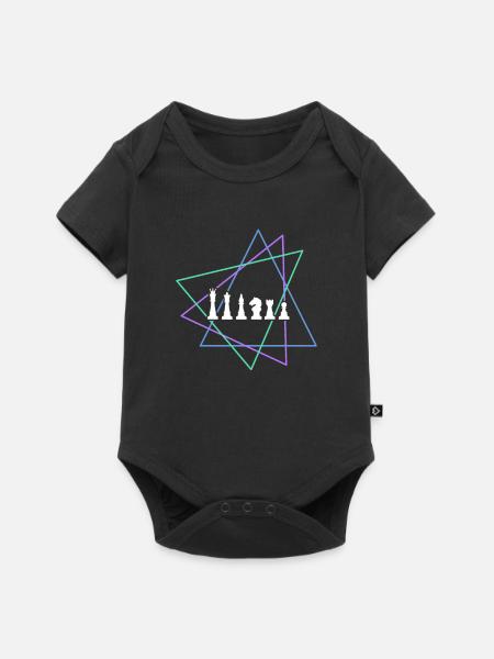 Schach - Baby Premium Kurzarmbody - Schwarz