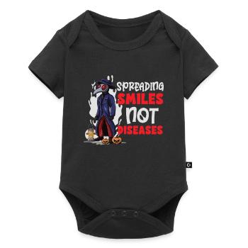 Gruseliger Halloween-horror-seuchendoktor - Baby Premium Kurzarmbody - Schwarz - Vorne