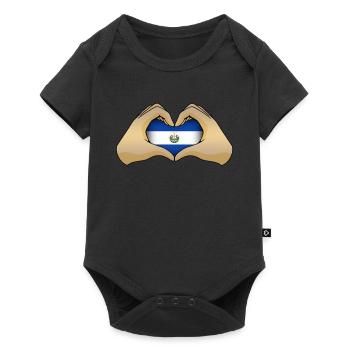 El Salvador - Baby Premium short-sleeve bodysuit - black - Front
