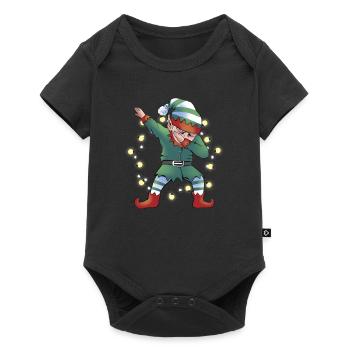 Christmas Dabbing Elf Squad Xmas Family Matchin - Baby Premium short-sleeve bodysuit - black - Front