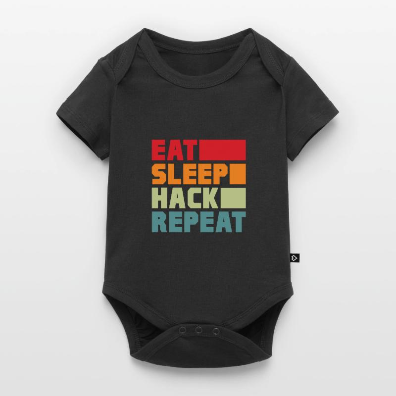Hacker Coder Computer Hacking Cadeau Body à manches courtes Premium Bébé