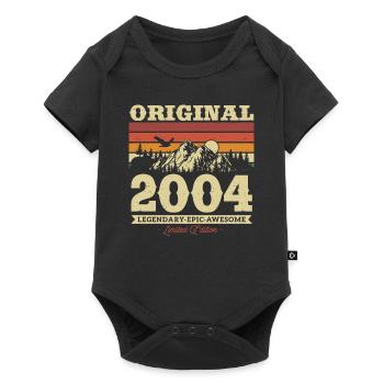 Cadeau Vintage 2004 - 19/20 ans - Body à manches courtes Premium Bébé - noir - Devant