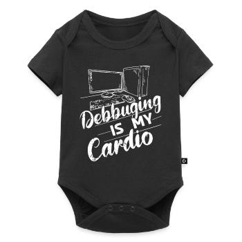 Informatiker Admin Informatik Debbuging - Baby Premium Kurzarmbody - Schwarz - Vorne