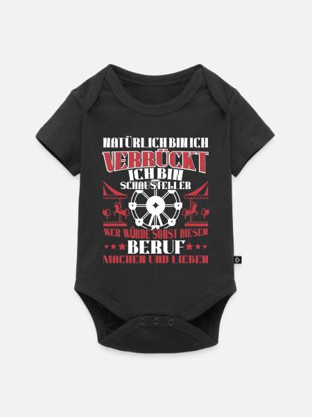 Kirmes Schausteller Budenbesitzer - Baby Premium Kurzarmbody - Schwarz
