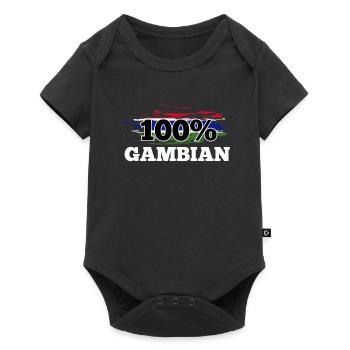 Gambie - Body à manches courtes Premium Bébé - noir - Devant
