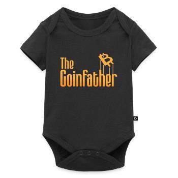 Crypto-monnaie Le trading boursier Coinfather - Body à manches courtes Premium Bébé - noir - Devant