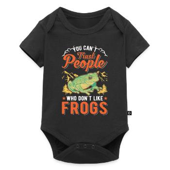 Grenouille cadeau Rainette - Body à manches courtes Premium Bébé - noir - Devant