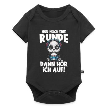 Zocken - Baby Premium Kurzarmbody - Schwarz - Vorne