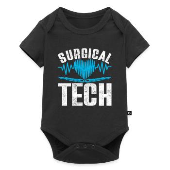 Chirurgischer Assistent CTA - Baby Premium Kurzarmbody - Schwarz - Vorne