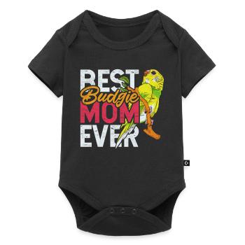 Meilleur oiseau-cadeau de la fête des mères de la fête des mères perruche - Body à manches courtes Premium Bébé - noir - Devant