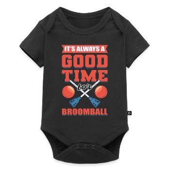 C’est toujours un bon moment pour le ballon-balai - Body à manches courtes Premium Bébé - noir - Devant