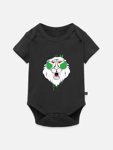 Burundi - Baby Premium Kurzarmbody - Schwarz