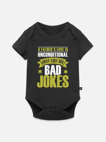 Die Liebe des Vaters - Baby Premium Kurzarmbody - Schwarz