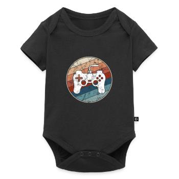 Gaming Retro - Baby Premium short-sleeve bodysuit - black - Front