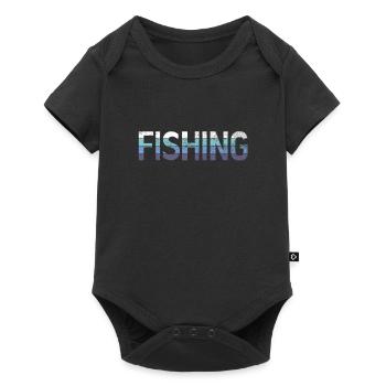 Angling - Baby Premium short-sleeve bodysuit - black - Front